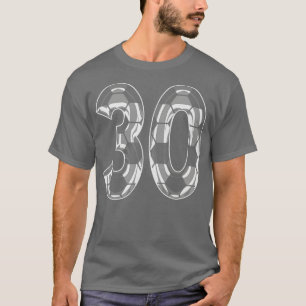 Number 30 Jersey 30 Mum Player Fan 1 T-Shirt