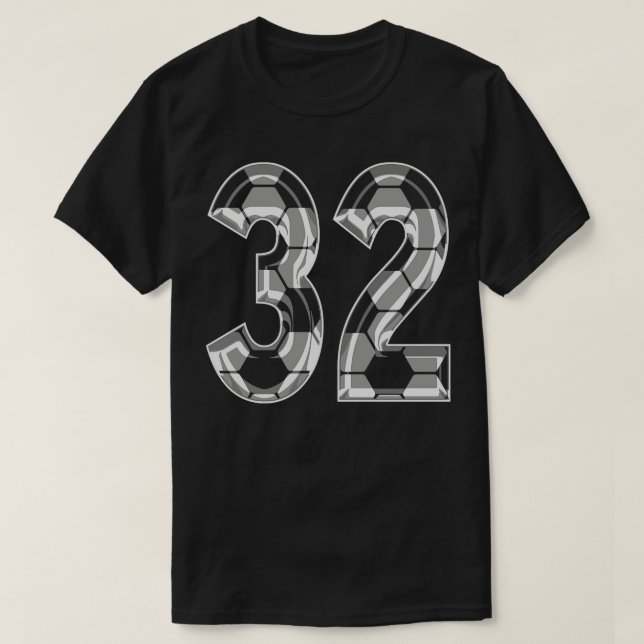 Number 32 Jersey 32 Mum Player Fan T-Shirt (Design Front)
