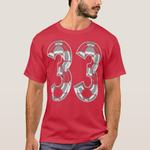 Number 33 Jersey 33 Mum Player Fan T-Shirt