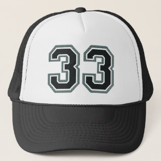 Number 33 trucker hat