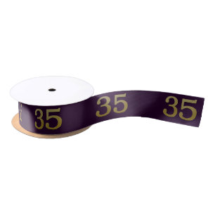 Number 35 Satin Ribbon
