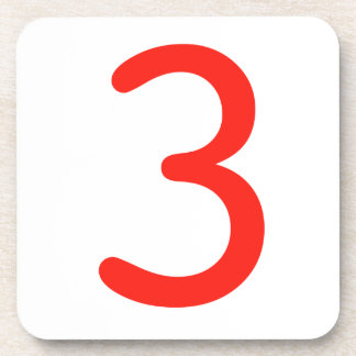 Number 3 coaster
