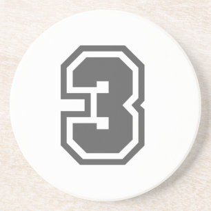 Number 3 coaster