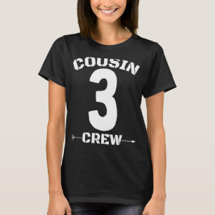 Number 3 Cousin Crew Reunion Matching Family Group T-Shirt