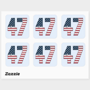 Number 47 Sticker Set