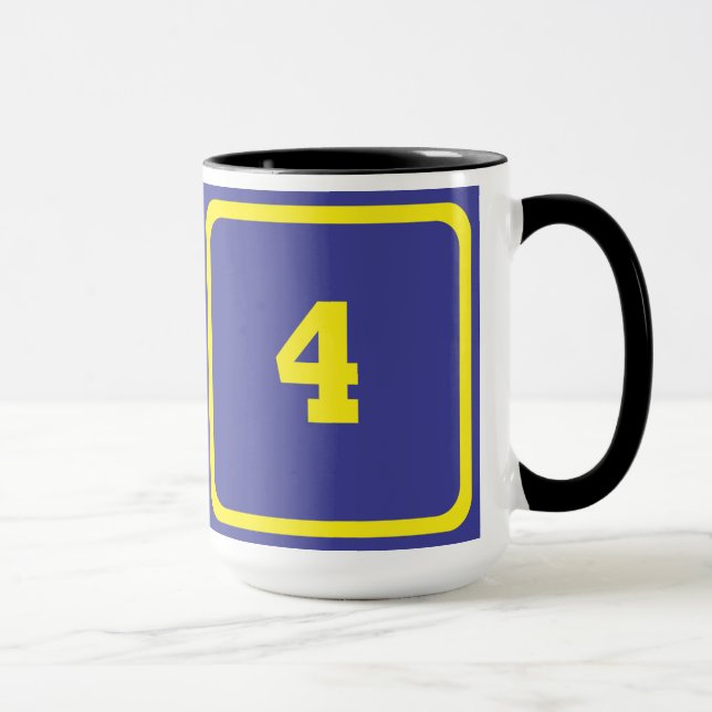 Number 4 mug (Right)