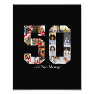 Number 50 Photo Collage