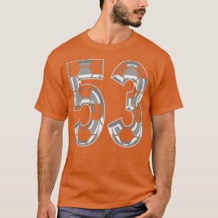 Number 53 Jersey 53 Mum Player Fan 1 T-Shirt