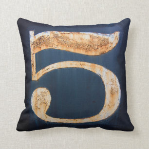 Number 5 cushion