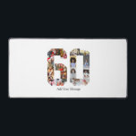 Number 60 Photo Collage Desk Mat<br><div class="desc">This customisable product is where photos are arranged to form the shape of a number. It is often used for milestone celebrations like birthdays, anniversaries, or achievements, allowing users to showcase memorable images within a single, eye-catching display. The designs typically offer spaces for various photo sizes and orientations, ensuring a...</div>