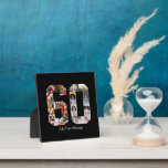 Number 60 Photo Collage Plaque<br><div class="desc">This customisable product is where photos are arranged to form the shape of a number. It is often used for milestone celebrations like birthdays, anniversaries, or achievements, allowing users to showcase memorable images within a single, eye-catching display. The designs typically offer spaces for various photo sizes and orientations, ensuring a...</div>
