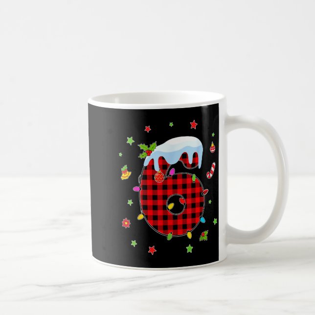 Number 67 Matching Christmas 6 7 Six Seven 6 7 Mem Coffee Mug (Right)