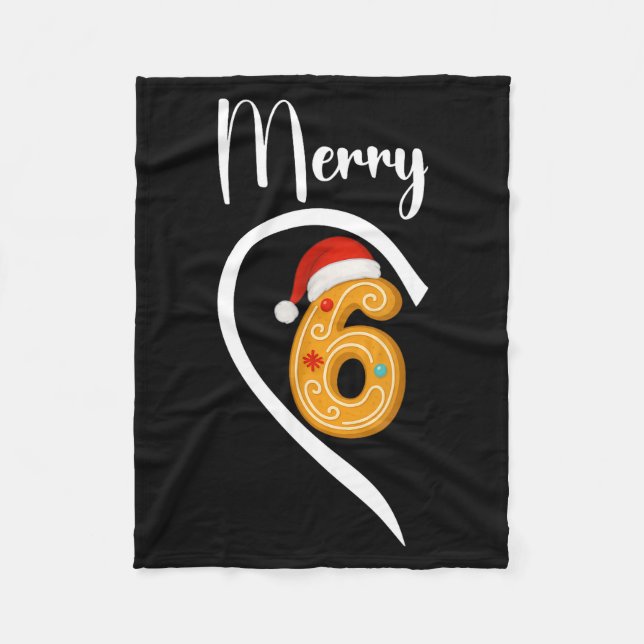 Number 67 Matching Christmas 6 7 Six Seven 6 7 Mem Fleece Blanket (Front)