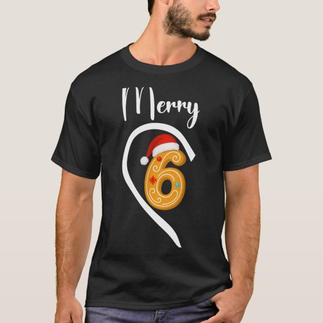 Number 67 Matching Christmas 6 7 Six Seven 6 7 Mem T-Shirt (Front)