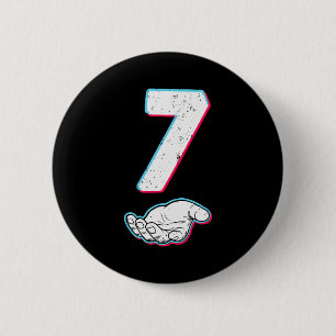 Number 67 Matching Six Seven 6 7 Meme 6 7 Hallowee 6 Cm Round Badge