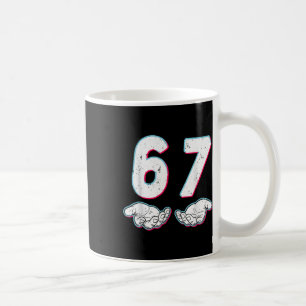 Number 67 Matching Six Seven 6 7 Meme 6-7 Hallowee Coffee Mug