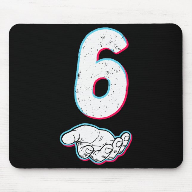 Number 67 Matching Six Seven 6 7 Meme 6 7 Hallowee Mouse Mat (Front)
