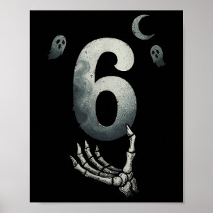Number 67 Matching Six Seven 6 7 Meme 6 7 Hallowee Poster