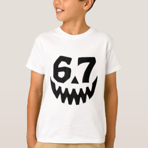 Number 67 Matching Six Seven 6 7 Meme 6 7 Hallowee T-Shirt