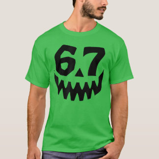 Number 67 Matching Six Seven 6 7 Meme 6 7 Hallowee T-Shirt