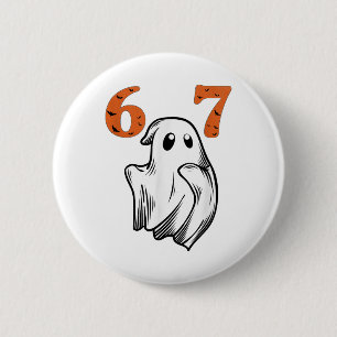 Number 67 Matching Six Seven 6 7 Meme Halloween Co Cm Round Badge