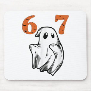 Number 67 Matching Six Seven 6 7 Meme Halloween Co Mouse Mat