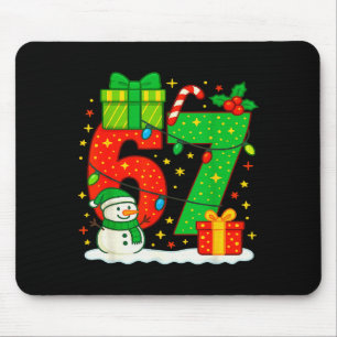 Number 67 Meme Matching Christmas Couple 67 Six Se Mouse Mat