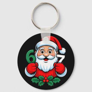 Number 67 Meme Six Seven For Men Women Kids Funny  Key Ring