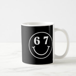 Number 67 Player Or 67th Birthday Six Seven Funny  Coffee Mug