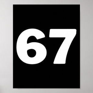 Number 67 poster
