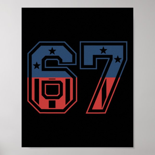 Number 67 Usa  Poster (Front)
