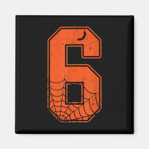 Number 6 67 Meme Costume Matching Group Halloween Magnet