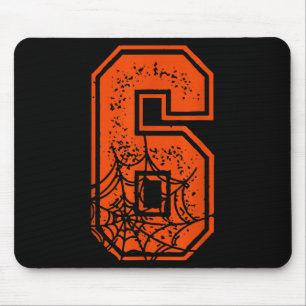 Number 6 67 Meme Halloween Pumpkin Costume Matchin Mouse Mat