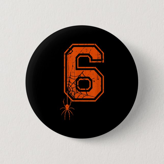 Number 6 67 Meme Halloween Sder Costume Matching G 6 Cm Round Badge (Front)