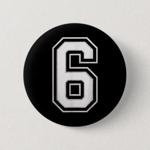 Number 6 67 Meme Matching  Cm Round Badge