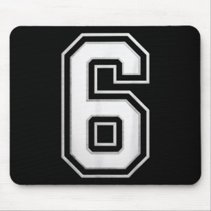 Number 6 67 Meme Matching Mouse Mat