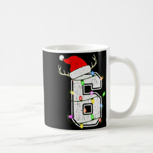 Number 6 6th Birthday Boy Six Christmas Happy Birt Coffee Mug