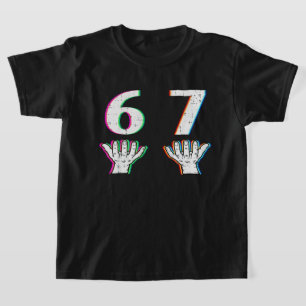 Number 6 7 • Matching 67 Meme Halloween Six Seven T-Shirt