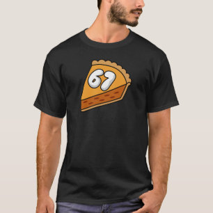 Number 6 7 Thanksgiving Pumpkin Pie T-Shirt