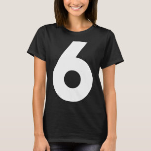 Number 6 Front  T-Shirt