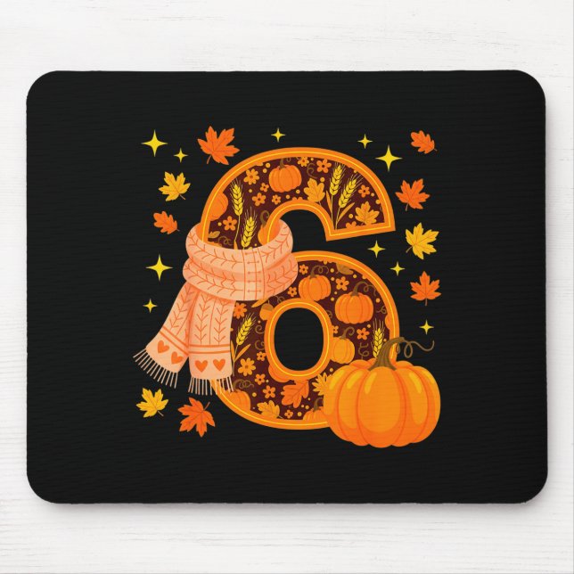 Number 6 Fun Meme Saying 6 7 Six Seven Couple Than Mouse Mat (Front)