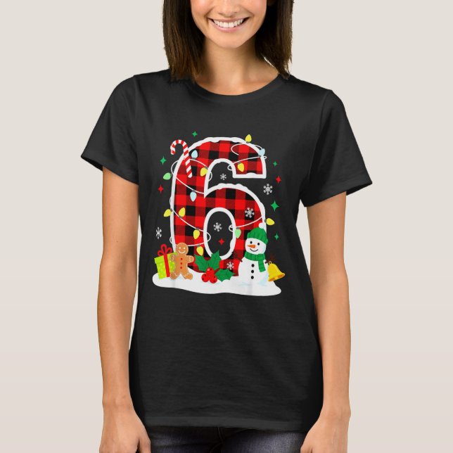 Number 6 Funny 67 Six Seven Meme Matching Couple C T-Shirt (Front)