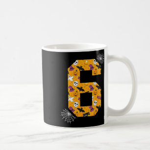 Number 6 Funny Meme Saying 6 7 Six Seven Halloween Coffee Mug