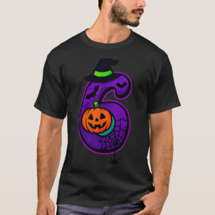 Number 6 Funny Meme Saying 6 7 Six Seven Halloween T-Shirt