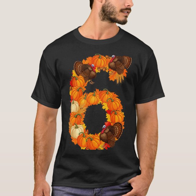 Number 6 Funny Saying 6 7 Six Seven Meme Couple Th T-Shirt (Front)
