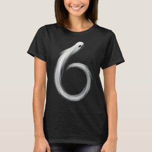 Number 6 Ghost Funny Six Seven 67 Halloween Meme T-Shirt