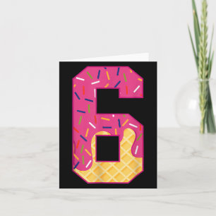 Number 6 Ice Cream Drip 67 Meme Couple Halloween C Card