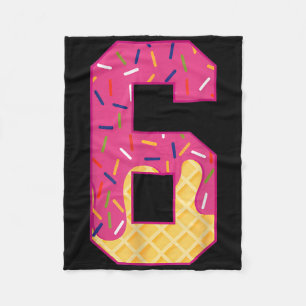 Number 6 Ice Cream Drip 67 Meme Couple Halloween C Fleece Blanket