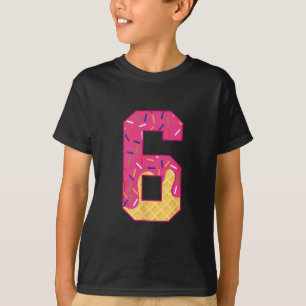 Number 6 Ice Cream Drip 67 Meme Couple Halloween C T-Shirt