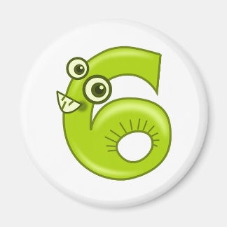 Number 6 magnet